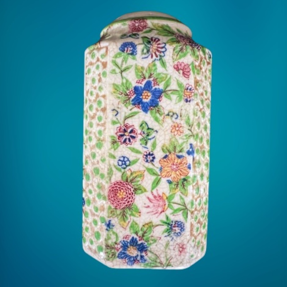 Antique Chintz Sugar Shaker from Japan